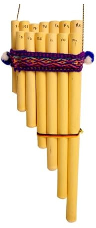 Handgefertigte Exotische Kulturelle Musikinstrumente Traditionelle Flöten Und Panflöten