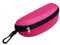 Bluelans® Travel Portable Hard Zipper Case Box Eye Glasses Sunglasses Bag with Carabiner Hook (Pink)