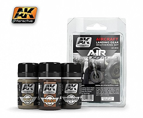 AK-2030 AK Interactive - Landing Gear Weathering Set 35ml
