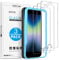OMOTON [3 Stück Panzer Schutz Glas für iPhone SE 2022/iPhone SE 2020, iPhone 8/7, Schutzfolie mit Installationsrahmen, 9H Härte, Anti-Kratzer, Anti-Öl, Anti-Bläschen