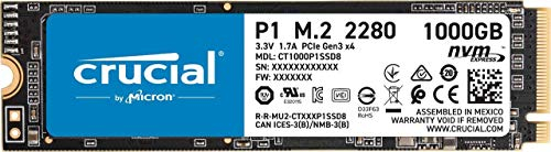 Crucial CT1000P1SSD8 Disque Flash SSD interne 1 To Noir