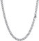 PROSTEEL Herren Damen Halskette massiv Edelstahl Panzerkette 55cm kubanische Gliederkette 4,8mm Miami Chain Necklace Steet Style Modeschmuck Accessoire für Weihnachten Valentinstag