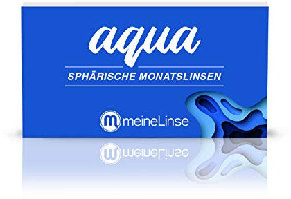 meineLinse Aqua sphärische Monatslinen 3 Stück (ehemals Oculsoft) (-2.25, 8.6, 14.2, 3)