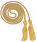 HEALLILY 2 Pcs Tassels Cords Professional Decorative Bachelor Clothing Tassels Honor Cords for Bachelor Gown Students Graduation Party