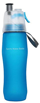 C-KG Beautiful,durable, Sports Water Bottle,BPA Free Tritan Non-Toxic Plastic Sport Water Cup,Durable Leak Proof Water Bottle With Filter,Flip Top,Office,daily use (Color : Blue)