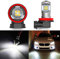 H8 H9 H11 LED Fog Light Bulb DC 10-30V 6000K Xenon White Super Bright Replacement for Car Daytime Running Lights DRL or Fog Halogen Bulb (2 Pieces)