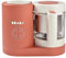 BÉABA - Babycook Néo, Cuocipappa Omogeneizzatore, Cottura a Vapore Delicata, Robot per Pappe 4 in 1, Neonato e Bambino, Bicchiere in Vetro e Cestello in Acciaio Inox, Terracota, Presa EU