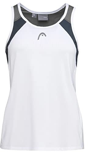 HEAD CLUB 22 Tank Top Women, weiß/navy, XL