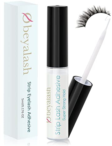 Wimpernkleber 5ml Wimpern Kleber für Wimpern Clear Latexfrei Wimpernkleber für Falsche Wimpern Lash Glue für Streifenwimpern Eyelash Glue by Obeyalash