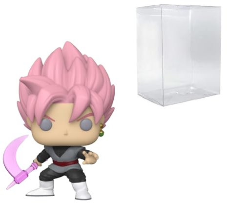 POP! Dragon Ball Super Saiyan Rose Goku Schwarz (mit Sense), inklusive kompatibler Box Schutzhülle