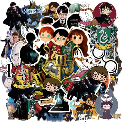 Harry Sticker - 100 Cartoon Aufkleber Vinyl für Kinder und Erwachsene, Laptop, Skateboard, Koffer, Auto, Fahrrad