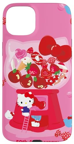 Hülle für iPhone 15 Plus Hello Kitty 50th Anniversary Candy Case