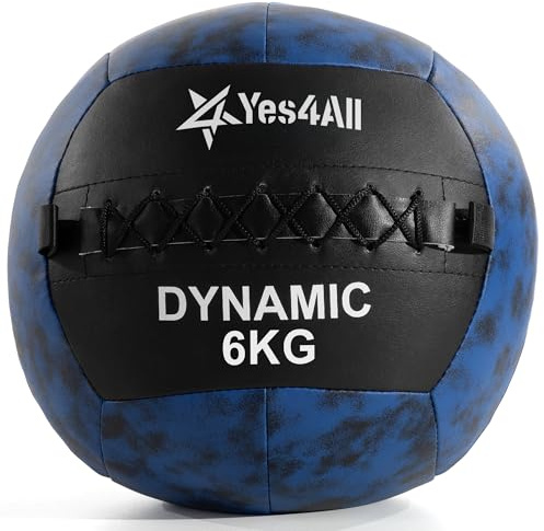 Yes4All Wall Ball, Soft Medicine Ball for Core Training and Workouts