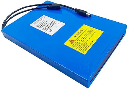 SSCYHT DC12V 16000mAh wiederaufladbarer Lithium-Polymer-Akku für 12 V elektrische Geräte für Kamera/LED-Lichtleiste/Kinderspielzeug,12v16000mah