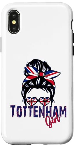 iPhone X/XS Tottenham Girl, Tottenham Girls, British Flag Women's Case