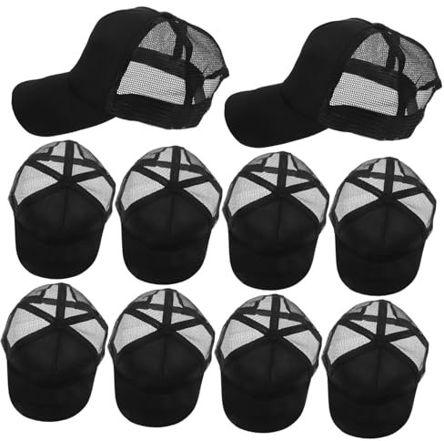 Beaupretty 10pezzi Cappello Baseball in Rete per Sublimazione Cappello Te Trasferimento Termico per Campeggio e attività all Aperto