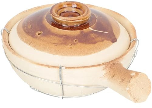 UBOHUZ Casseruola Casseruola Brasiera con Coperchio Tagliatelle Pentola Casseruola in Terracotta Utensili da Cucina per Brasare, Stufare