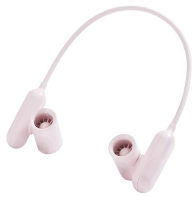 Bnnlqpsttg Ventilador Eléctrico Portátil para Estudiante Exterior Mini Ventilador Eléctrico Portátil de Alta Velocidad, Ventilador de Bolsillo Rosa