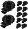 TOPPERFUN 20 Stück Kerzenhalter Clips aus Metall für Teelichter Weihnachtsbaum Dekoration Vielseitig Einsetzbare Kerzenhalter für Tisch und Partys Schwarze Farbe für Festliche Anlässe