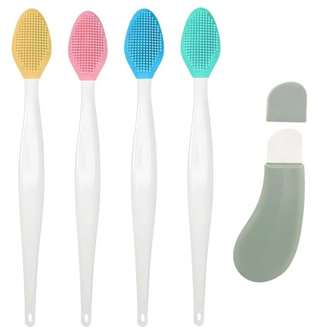 5 PCS Pore Brush Set, Facial Cleansing Brush with Blackhead Remover Tool