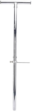 Fabater Sonde de Plancher en Acier Permanent avec Pédale de Pied pour L'échantillon de Sol Simple et la Sélection des Engrais, Idéal pour Préserver Les Soins de la Pelouse et Les Besoins Agricoles -