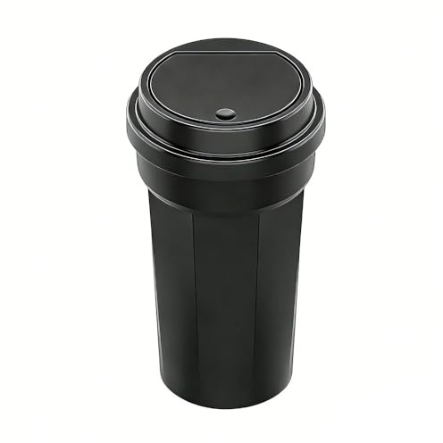 AAFEI Car Trash Can With Lid for VW Transporter (T5 T6 2003-2024),Mini Cup Holder Rubbish Bin,Leakproof Automotive Dustbin Organiser