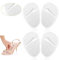 Coussinet Avant-pied,Doact 2 Paires Semelles en Silicone, Semelle Auto-Adhésif pour Talons Hauts, Soulager la Douleur pour Femmes Porter (transparent)