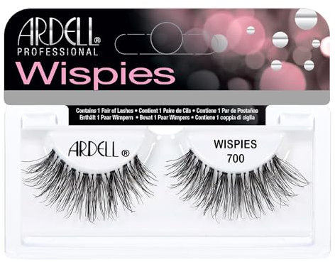 ARDELL PESTAÑAS WISPIES 700 BLACK CON ADHESIVO