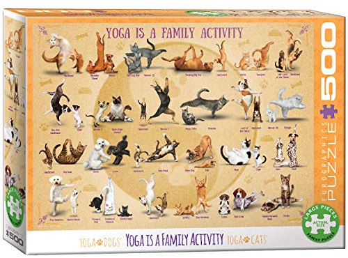 EuroGraphics 500 Teile - Yoga ist eine Familienaktivität, 6500-5354, mehrfarbig
