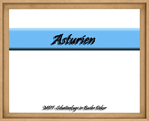 MDF-Leerrahmen ASTURIEN speziell für Leinwandbilder BZW. Keilrahmenbilder im Format 51 x 96 cm. Schattenfugenrahmen in der Farbe: Buche Dekor. 10 Farben zur Auswahl