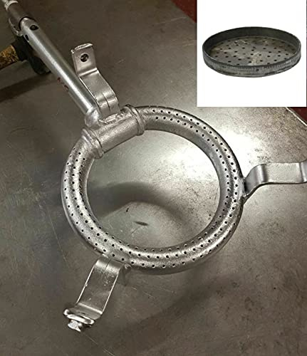 Tandoor Plaque de brûleur avec pierres 13 pouces Kit combiné four en argile Tandoori Burner-Plate