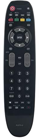 RL67H-8 Ersatz Fernbedienung - VINABTY Fernbedienung für CHANGHONG RL67H-8 Remote Controller