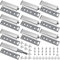 DXLing 10 Pieces Push to Open Door Catches Heavy Duty Magnetic Push to Open System Damper Buffer Stainless Steel Cupboard Magnet Push Latch Release Opener with Screws for Drawer Kitchen Cabinet Door