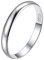 Suplight Herren Ring 925er Silber simpel 3mm glänzender Antragsring Verlobungsring Hochzeitsring Schmuck für Männer Ring Größe 64