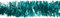 Creativery Weihnachtsgirlande Lametta 8cm x 2m Weihnachtsbaum Baumgirlande türkis Aqua