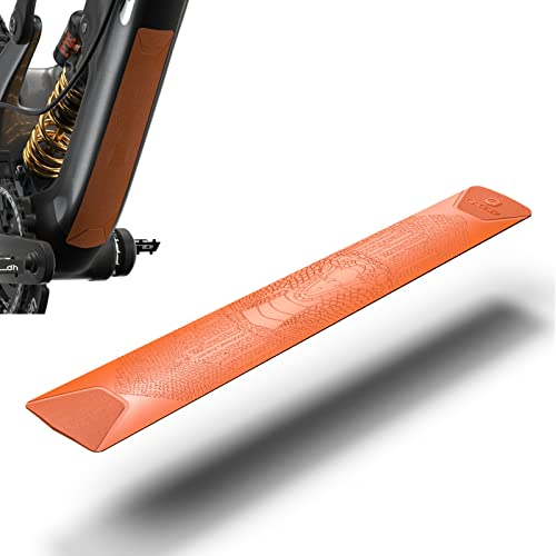 ENLEE Mountainbike-Unterrohr-Rahmenschutz, 3 m MTB-Fahrradrahmenschutz, schützt das Fahrrad vor Stößen und Kratzern (orange)