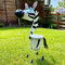 Darthome Zebra Planter Garden Metal Animal Ornament Tall Round Plant Pot Statue Decor 64cm