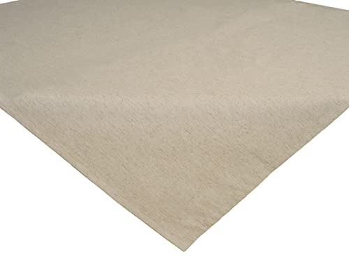 beties „Wunschton“ Mitteldecke ca. 80x80 cm - in großer Sortiments- und Größenauswahl – EIN idealer Begleiter in Unifarbe (Melange-beige)