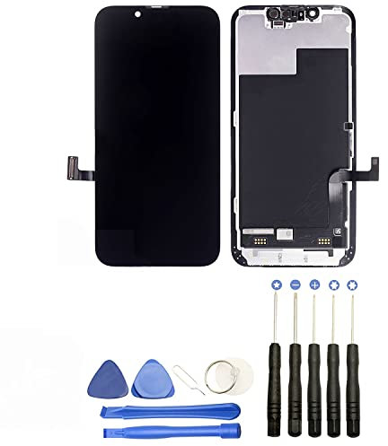 JUANIO Pantalla Completa Compatible con iPhone 13 Mini Talla 5.4 Vidrio Táctil + Pantalla LCD OLED + Herramientas Ofrecido