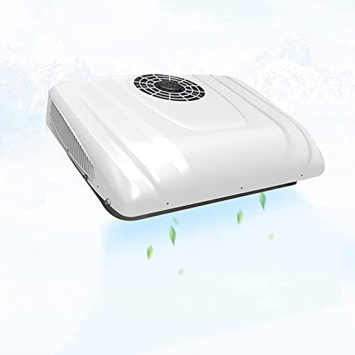 DISHENGZHEN DC 12V Air Conditioner- Electric Parking Air Conditioner Fit Trucks RVs Trailers Buses Camper Vans etc, Fast Cooling A/C Unit Scroll Compressor
