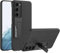 MBROS Coque pour Samsung Galaxy S23. Coque Samsung S 23. Support, Cuir Microfibre, Coque pour téléphone Portable - Fibre de Carbone Noire