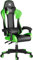 HLONONE Ergonomischer Gaming Stuhl Einstellbarer Neigungswinkel Gamer Stuhl mit Lendenwirbelstütze Einstellbare Armlehne Racing Stil PU Leder,Grün