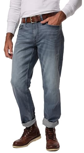JP 1880 Herren große Größen Übergrößen Menswear L-8XL Jeans FLEXNAMIC®, 5-Pocket, Loose Fit denimblau 52 820574723-52