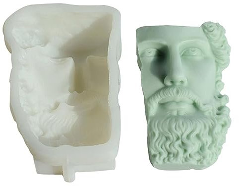 MISUVRSE Statue Kerzenform Für Die Herstellung Von Seife Gips Ornament Home Decor Silicone Denker Harz Göttin