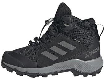adidas Terrex Mid Gore-TEX Hiking Shoes Kids, Core Black/Grey Three/Core Black, 4 UK Child