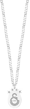 Gök-Türk 925 Sterling Silber Halskette für Herren Unisex mit Anhänger Galatasaray GS Logo