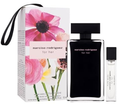 NARCISO RODRIGUEZ For Her Set (For Her Eau de Toilette 100ml + For Her Pure Musc Eau de Parfum 10ml)