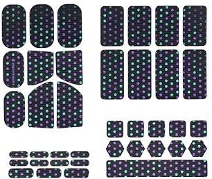 SHADOW BOOLT Universelles Griptape, selbstklebend, vorgeschnitten, schweißresistent, professionelles Mäuse-Upgrade-Set, rutschfest, schweißresistent, Mausgriffe, Gaming-Mäuse-Upgrade-Kit, 0,35 mm