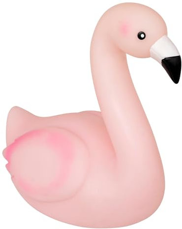 Atmosphera - Veilleuse enfant à pile flamant rose amel rose h14,5cm
