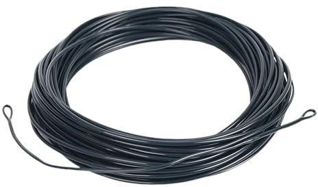 BestCity Fly Fishing Sinking Line Excellent Quality WF7/8 With 2 Welded Loops - Black
